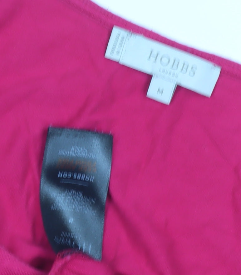 Hobbs Women's Pink Cotton 3/4 Sleeve T-Shirt M