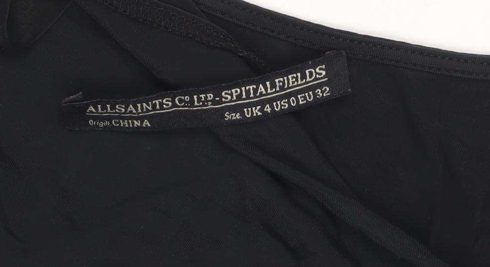 AllSaints Women's Black Sleeveless Dress, Size 4