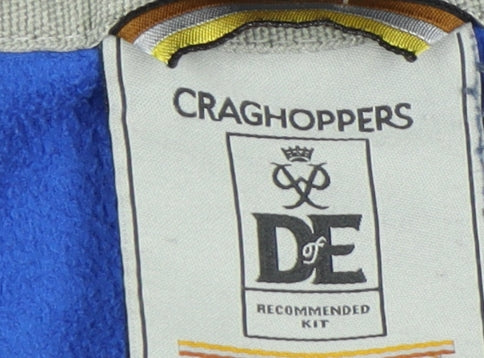 Craghoppers Men's Blue & Black Fleece Sweatshirt L