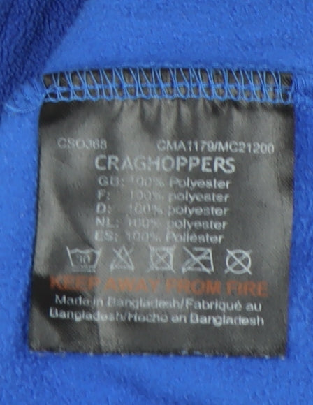 Craghoppers Men's Blue & Black Fleece Sweatshirt L