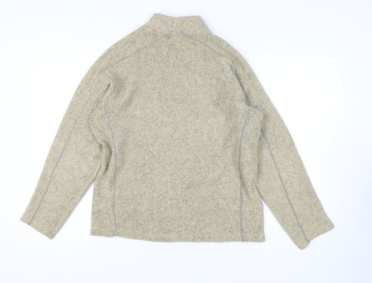 Peter Storm Men's Beige Knit 1/4 Zip Medium