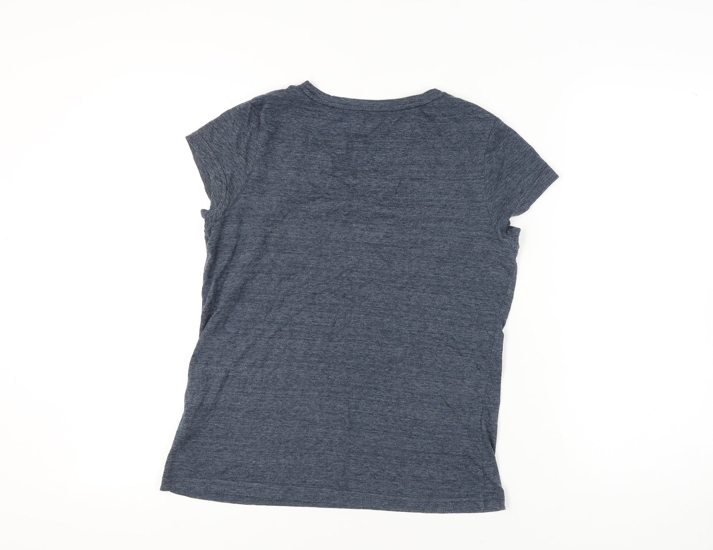 Jack Wills Women's Blue T-Shirt Size 10 Casual