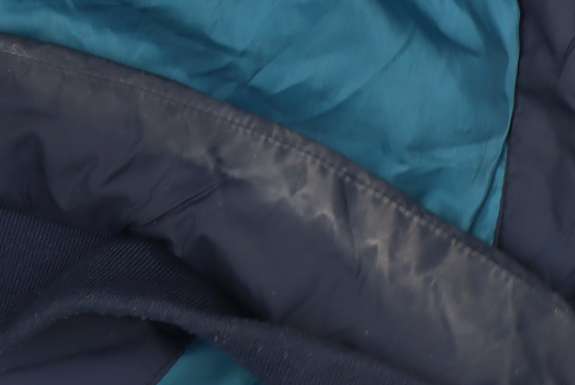 Jack Wills Blue Men's Puffer Waistcoat L Hooded