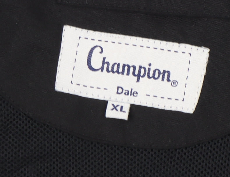 Champion Women's Black XL Waistcoat with Zipped Pockets