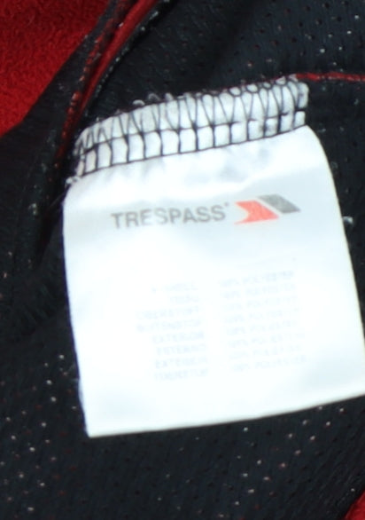 Trespass Men's Red Fleece Jacket, M, Waterproof, Casual Wear