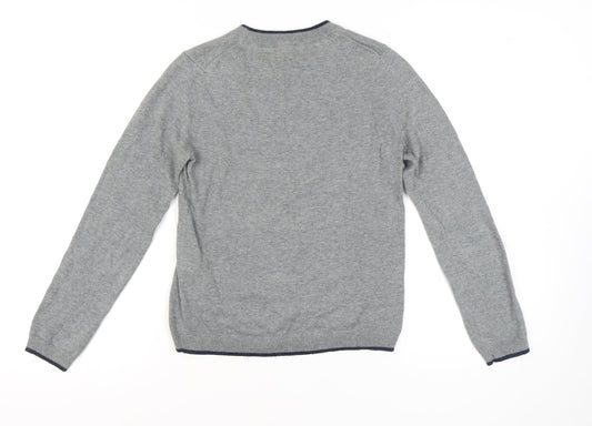 Cath Kidston Women's Grey XS Pullover Sequin Jumper