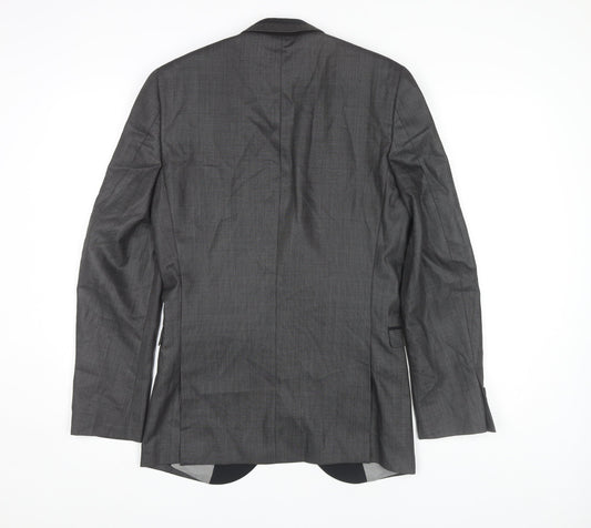 Next Men's Grey Blazer, Size 34, Regular Fit