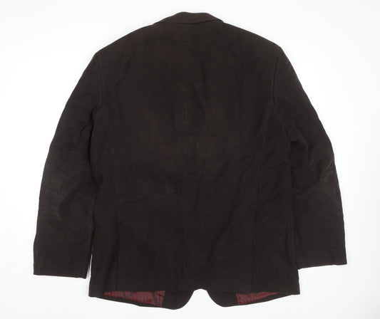 Florentino Men's Brown Cotton Blazer Jacket UK 44