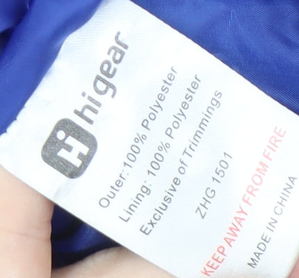 Hi Gear Men's Blue Rain Coat Jacket 2XL Hooded