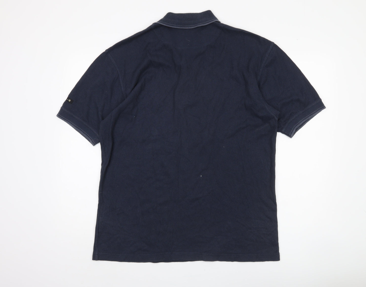 Pringle Golf Men's Blue Polo, Medium, Short Sleeve, Cotton
