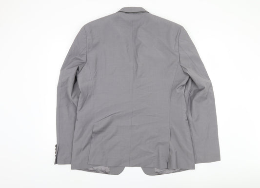 Andrews Men's Grey Regular Fit Blazer 44