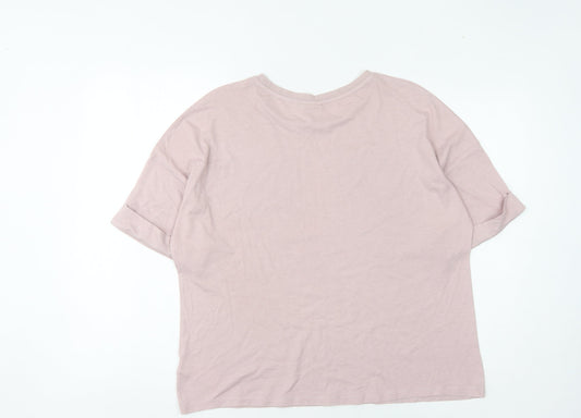 Disney Women's Pink Mickey Mouse T-Shirt, Size 16