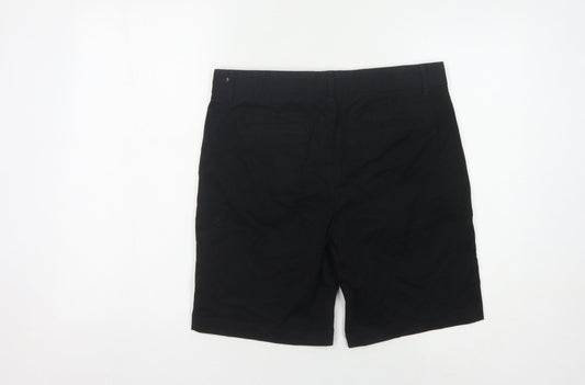 Stylus Women's Black Chino Shorts, Size 4 - Casual Comfort