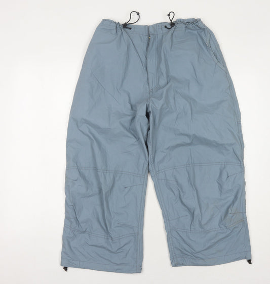 Firetrap Men's Blue Cargo Trousers Large