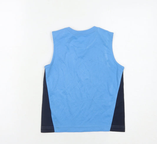 Jordan Boys Blue Basketball Tank Sleeveless Activewear Top