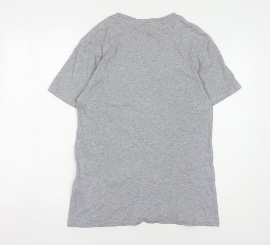 Levi's Grey Men's S Logo Graphic Cotton T-Shirt