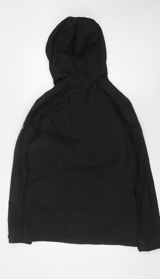 Jack & Jones Men's Black Parka Jacket Size S