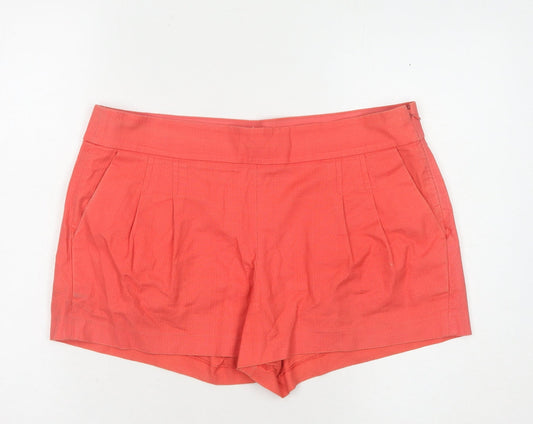 J.Crew Women's Pink Pleated Shorts Size 10