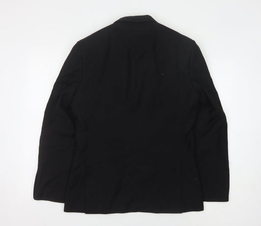 Red Herring Men's Black Blazer 38R Regular Fit