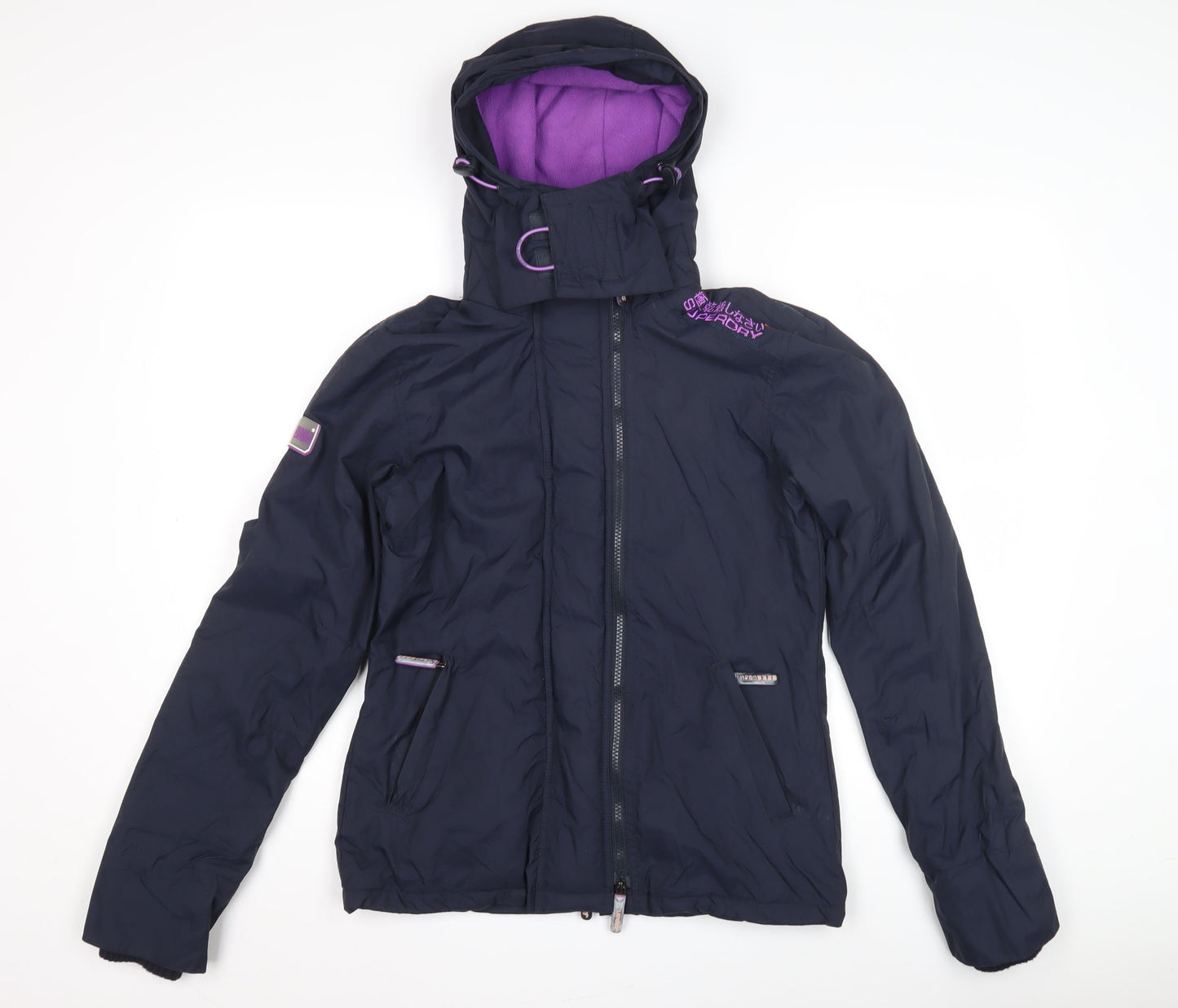 Superdry Women's Black Windbreaker Jacket S