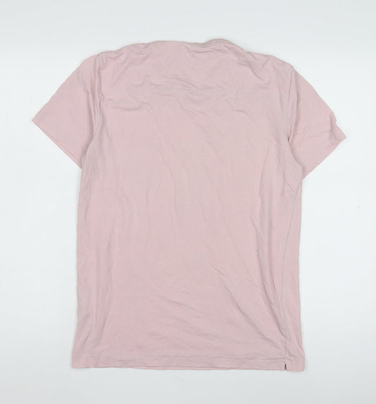 French Connection Men's Pink M Crew Neck T-Shirt