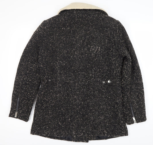 Anthology Women's Black Motorcycle Coat Size 12