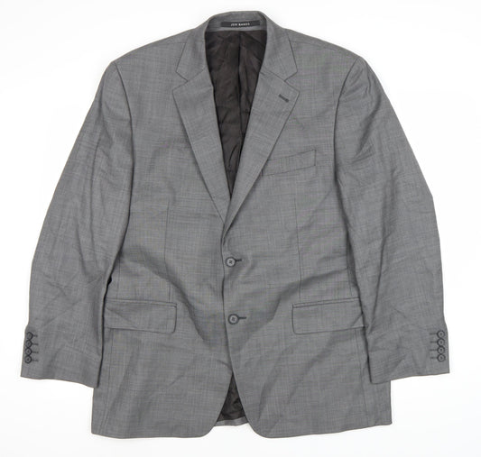 Jeff Banks Men's Grey Suit Jacket 42R