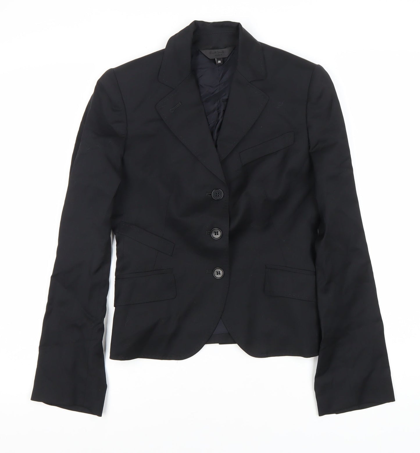 Paul Smith Women's Black Blazer Size 10 Classic Fit