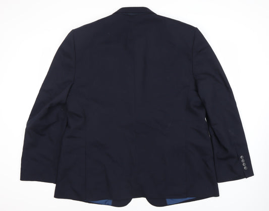 Marks and Spencer Men's Blue Blazer M Classic Fit
