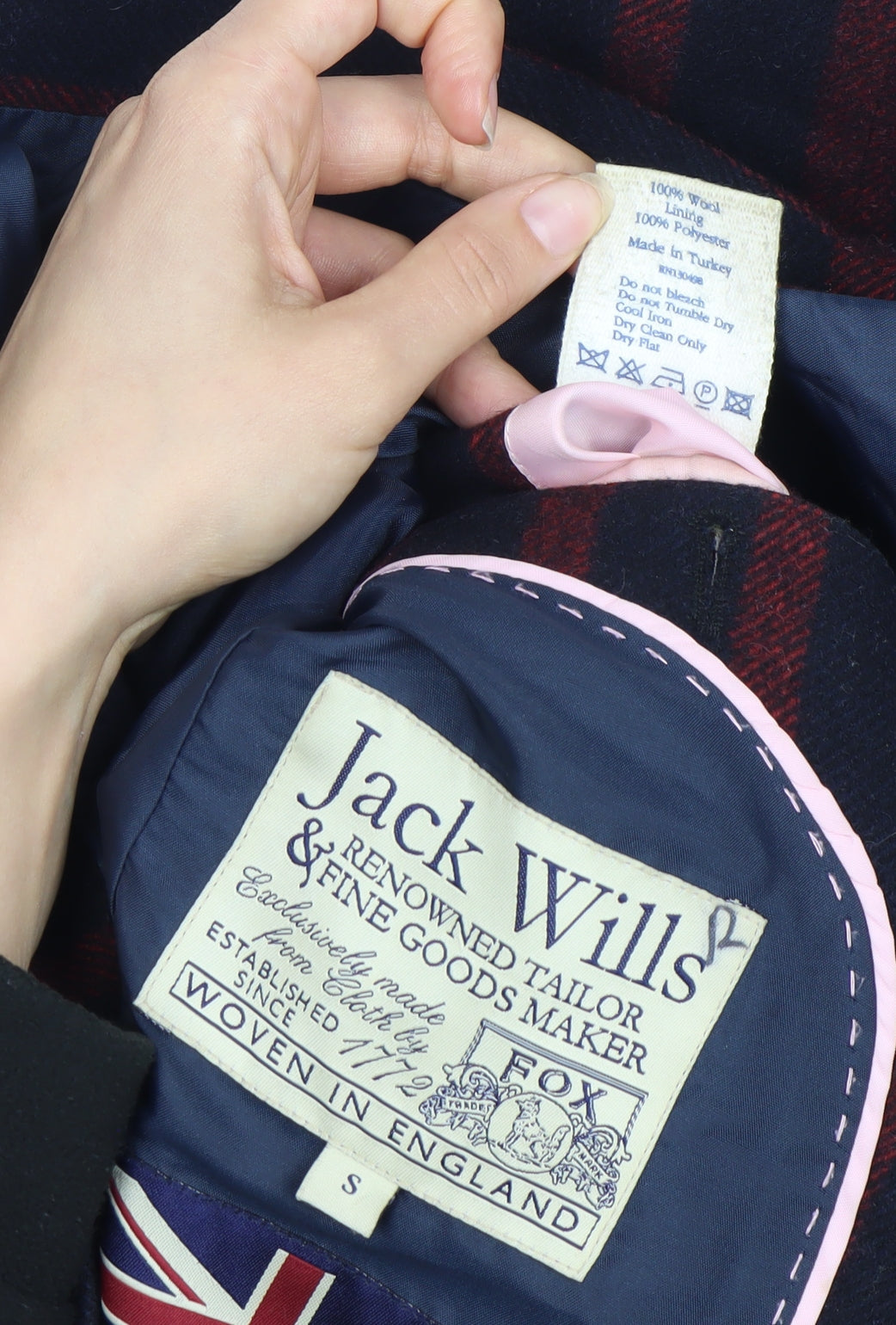 Jack Wills Men's Red Stripe Blazer Jacket S