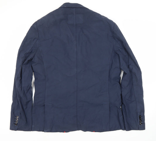 Iceberg Men Blue Blazer - Size UK 44, Casual Style