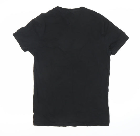 Tommy Jeans Men's Black Crew Neck T-Shirt - Size M