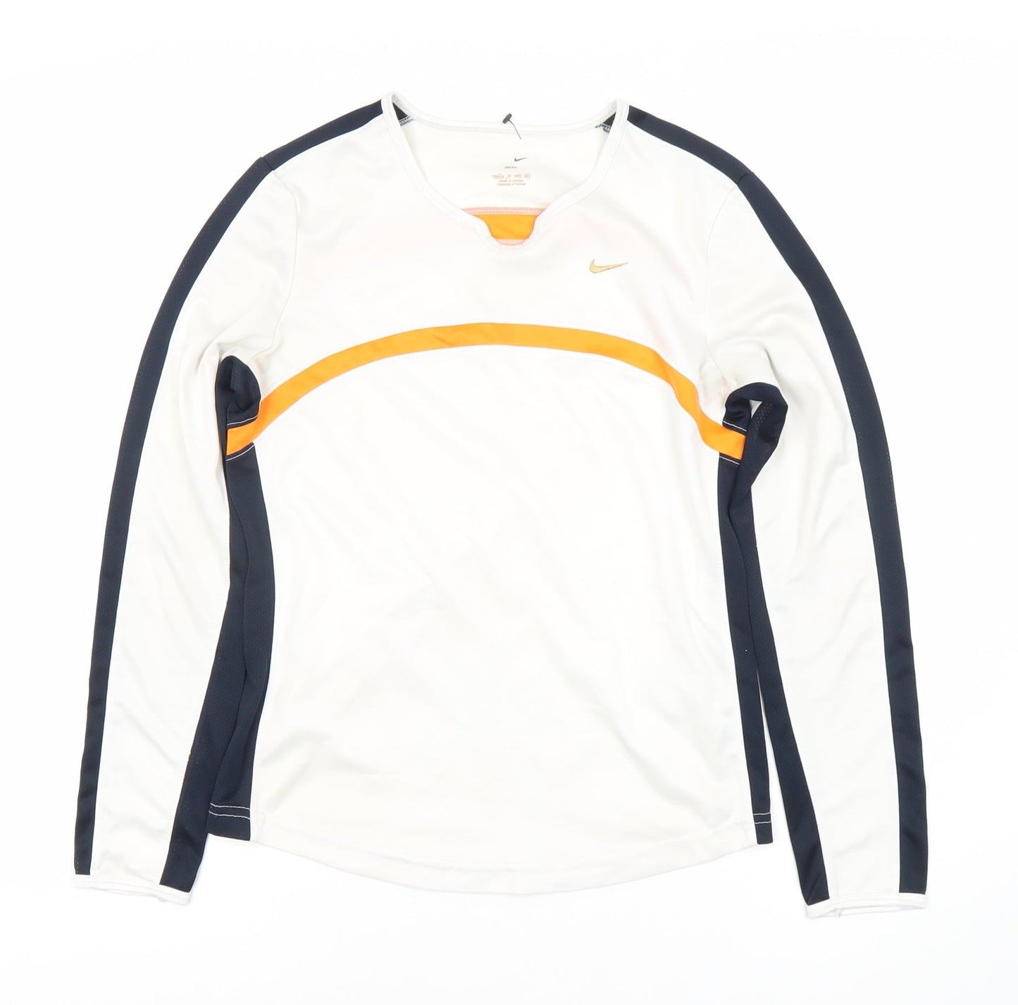 Nike Women's White XS Long Sleeve Pullover Active Top