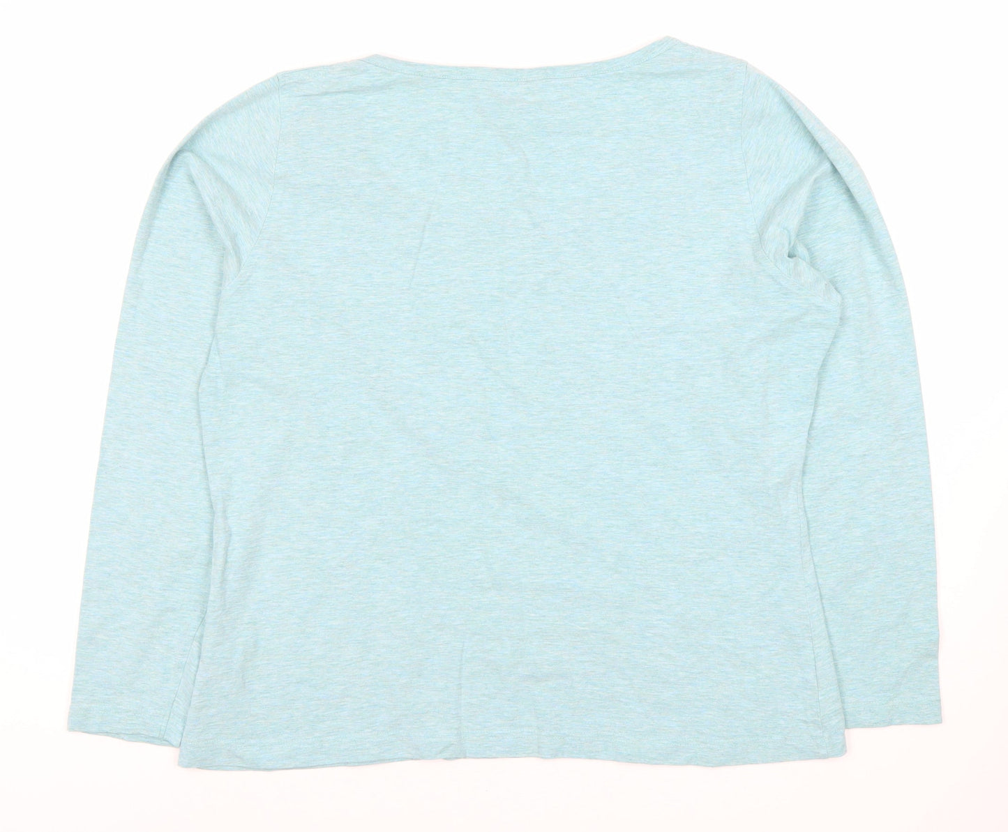 Hawkshead Women's Blue Long Sleeve T-Shirt Size 20