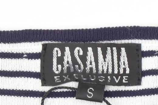 Casamia Women's Blue Striped Cardigan S