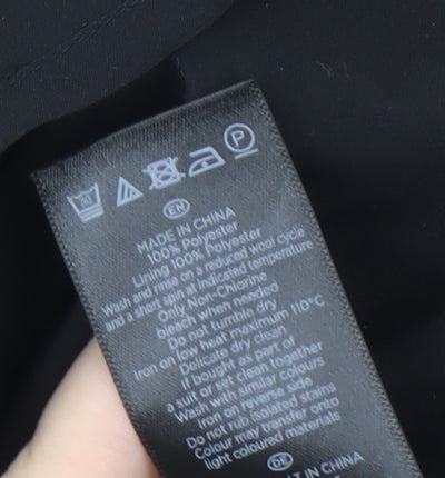 Hobbs Women's Black Sheath Dress - Size 12 - Elegant Workwear