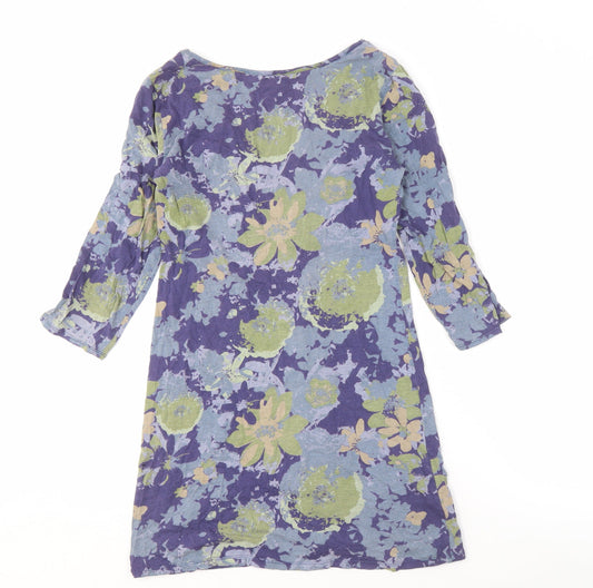 White Stuff Women's Floral Dress V-Neck UK 10