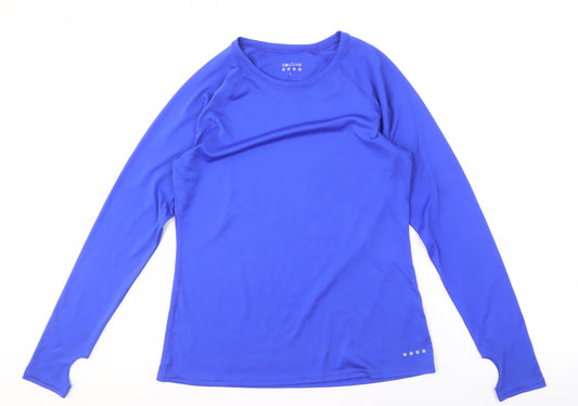 Souluxe Men's Blue Long Sleeve Activewear L