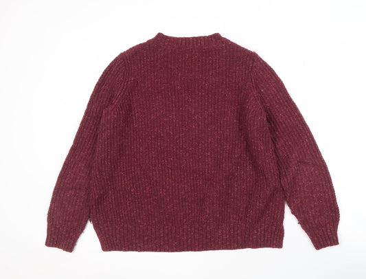 FatFace Women's Purple Crew Neck Jumper Size 12