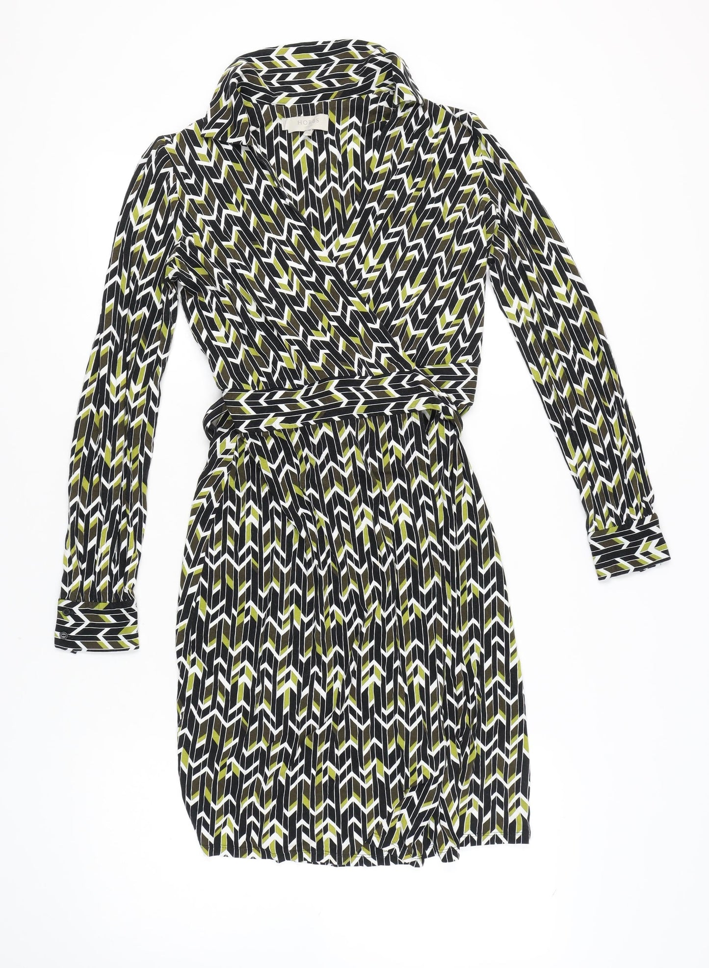 Hobbs Women's Multicoloured Wrap Dress UK 8