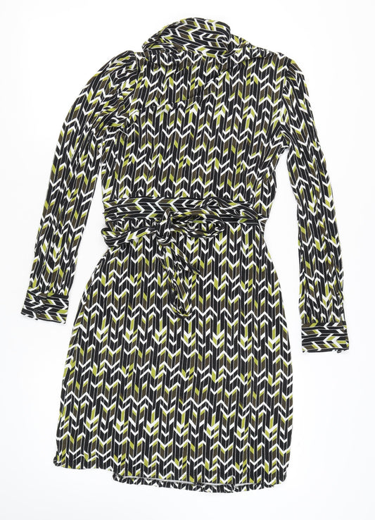 Hobbs Women's Multicoloured Wrap Dress UK 8