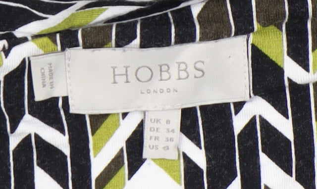 Hobbs Women's Multicoloured Wrap Dress UK 8