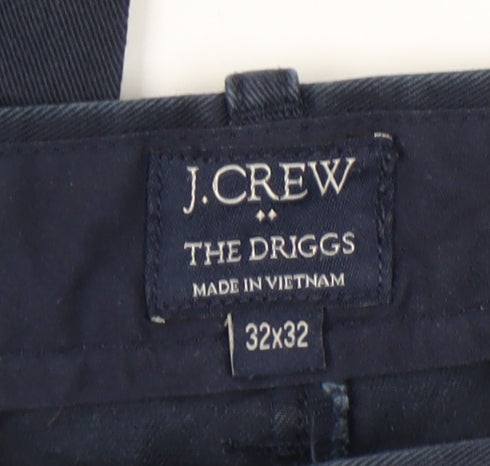 J.Crew Men’s Blue Chino Trousers Size 32