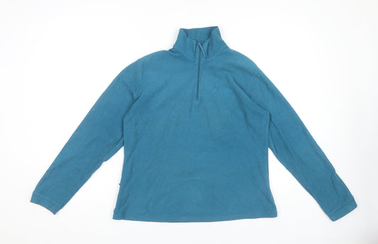 Mountain Warehouse Women's Blue Fleece Sweatshirt, Size 14