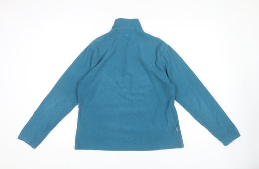 Mountain Warehouse Women's Blue Fleece Sweatshirt, Size 14