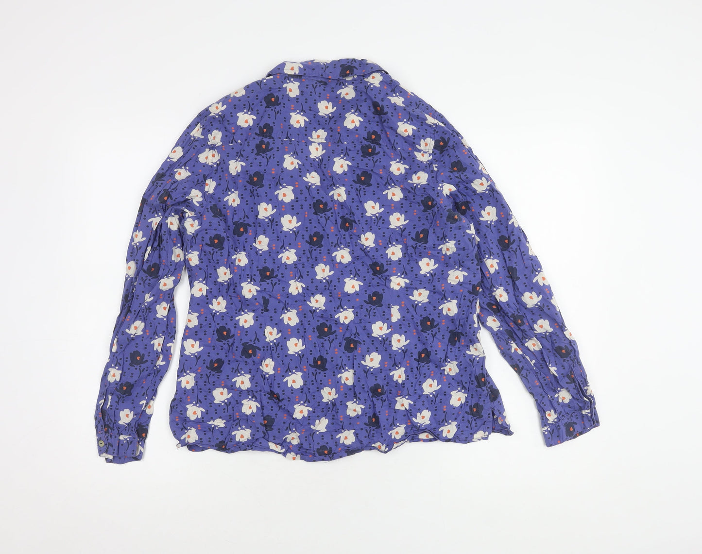 White Stuff Women's Floral Cotton Blouse UK 12