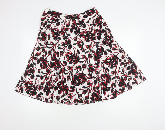 Bm Women's Multicoloured Floral Skirt Size 12