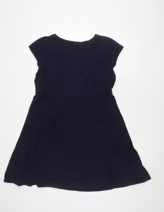 White Stuff Women’s Blue Sleeveless Knit Dress