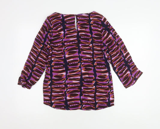 Womens UK Size 8 White Stuff Multicoloured Viscose T-Shirt