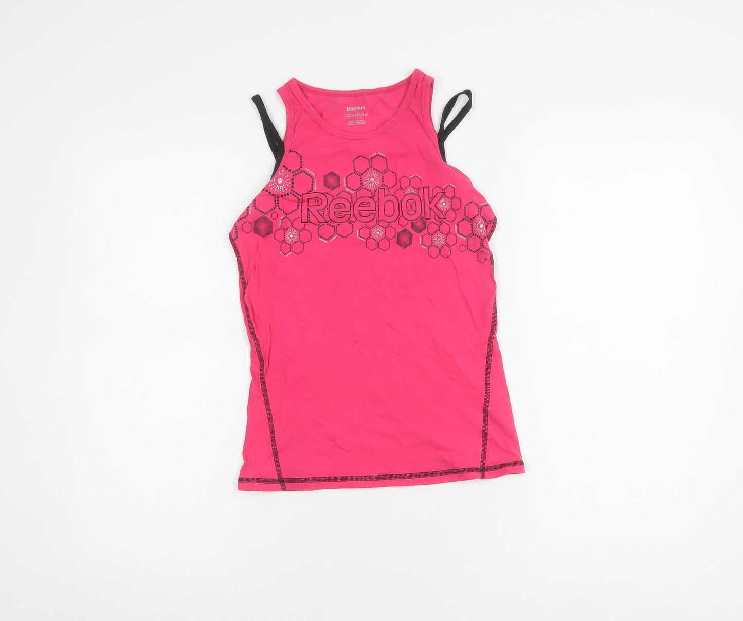 Reebok Pink Racerback Tank Top - Teens Size 12